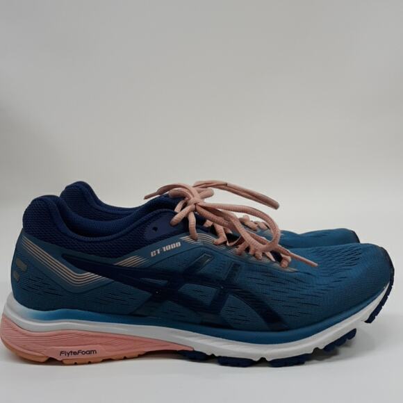Asics DuoMax GT-1000 FlyteFoam Running Shoe Women's‎ Size 9 Blue & Pink - Picture 1 of 16